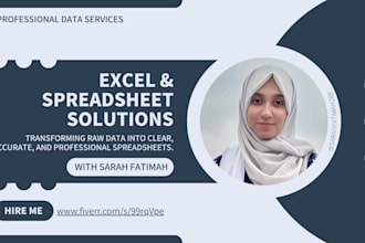 clean, process, and interpret your data into clear insights