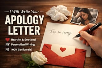 write a heartfelt apology letter that rebuilds trust