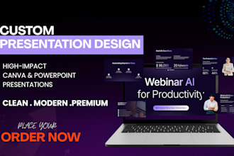 design engaging webinar and course presentation slides