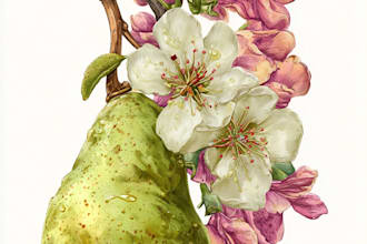 paint a botanical watercolor illustration