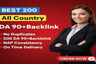 do 200 high authority dofollow da 90 backlinks