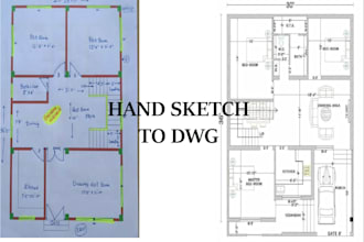 draft high quality 2d and 3d cad drawings for your project