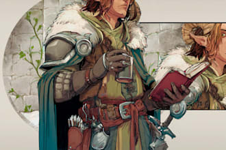 draw your dnd character portait in my style