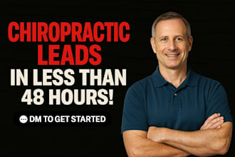 generate chiropractic leads with facebook lead gen ads