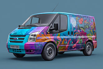 design stunning professional vehicle wrap design