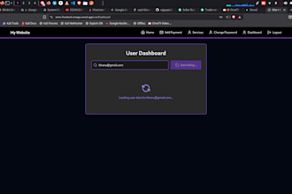 create full stack web applications with authentication and database