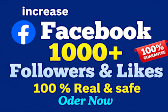 get 1000 facebook page followers and like