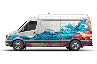 do attractive vehicle wrap design