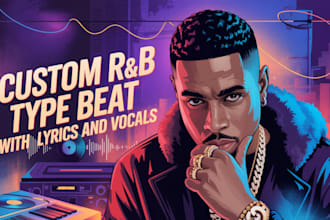 create custom rnb and neo soul type beats with custom lyrics and vocals