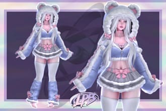 edit, fix vrchat avatar anime fursuit 3d avis vrchat avatar upload nsfw avatar