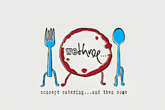 do food drink bbq bar bakery cafe and restaurant logo