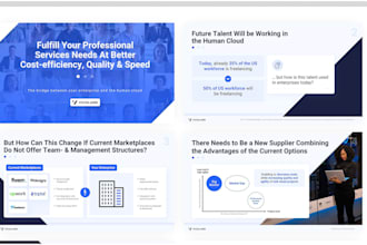 design a powerpoint presentation and sales pitch deck template in 1c day