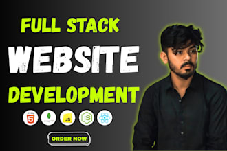 build or rebuild website, website development as full stack web developer