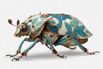 draw animal and botanical illustrations
