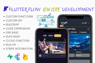 be your flutterflow mobile app developer for your flutter app flutter flow
