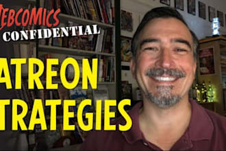 set up your patreon page, fully design to get paid subscribers