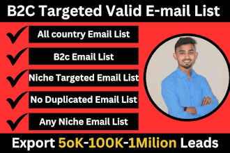 do niche targeted email list, b2b lead generation, linkedin lead, business lead