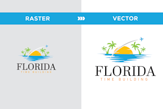 recreate or vectorize your logo or image