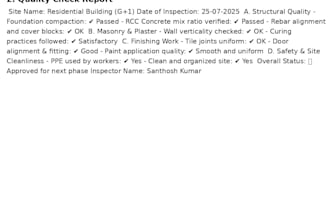 give cost estimation and quality check in the project to build quality product