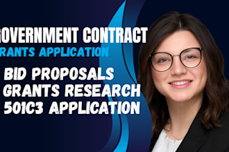 research grants, bid proposals, writing winning proposals and nonprofit 501c3