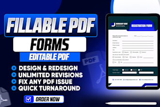 make fillable pdf editable pdf design