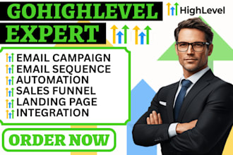 do gohighlevel email campaign ghl sms automation go high level email sequence va