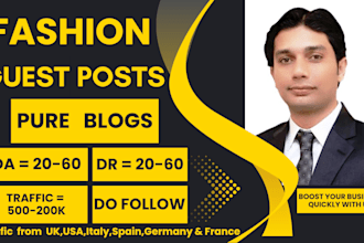 publish fashion guest posts with SEO backlinks on pure blogs