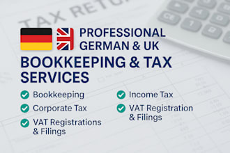be your expert UK accountant, UK vat, UK accounts and UK tax return