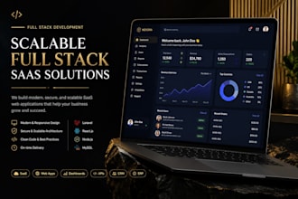 build scalable full stack saas web application