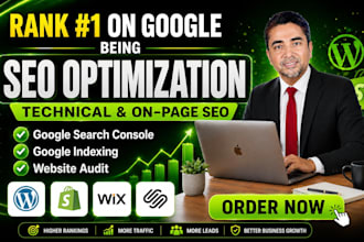 do technical and on page seo, website audit, google search console, page index