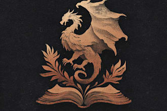 craft a unique fantasy book or novel series logo