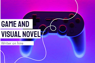 write a creative story for your video game or your visual novel