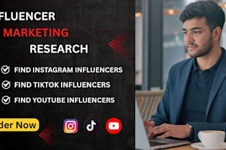 manual influencer research for instagram, youtube and tiktok marketing