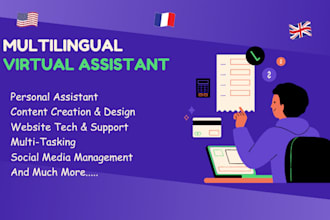 be your multilingual virtual assistant and personal support