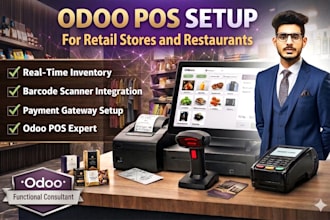 provide expert odoo pos setup and seamless customization