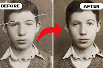 do best restore old photos fix repair or colorize old photo