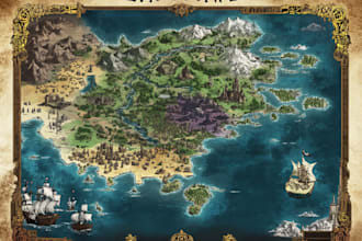 create your fantasy map, worldmap, battlemap for dnd etc