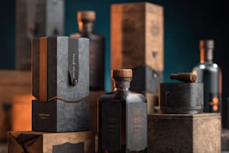 create organic product packaging or label design