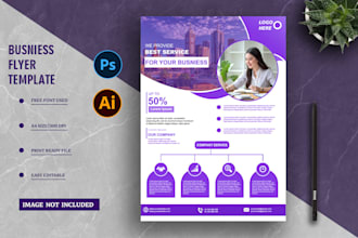 create awesome flyer and brochure designs