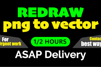 redraw vector from any image