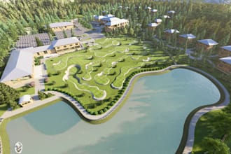 design large scale resort, park, landscape, masterplan and hospitality project