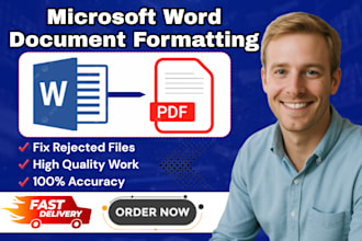 do editing and formatting, microsoft word document formatting, book publishing