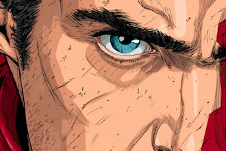 marvel style comic book superhero character
