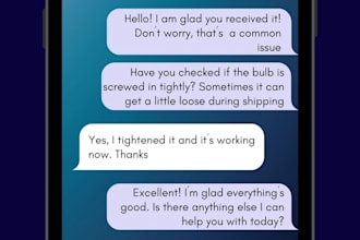be your virtual assistant helping you with messages