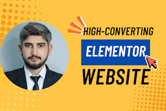 create a high converting wordpress web design in your niche with elementor pro