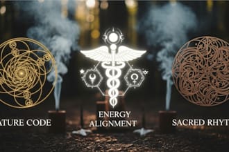 design sacred geometry mystical logo healing yoga spiritual