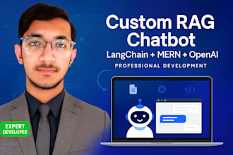 develop a custom ai chatbot with langchain, openai and fastapi for your website