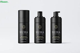 do professional label design, pouch label, bottle label design