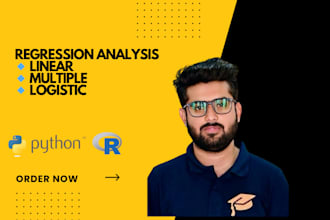 do linear, multiple and logistic regression analysis using r, python csv
