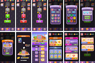 design professional game UI design for your mobile game